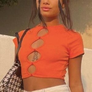Cut out crop top